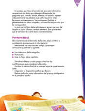 Lengua Materna Español Cuarto grado página 155