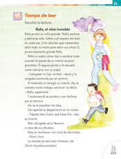 Lengua Materna Español Primer grado página 023
