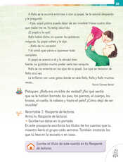 Lengua Materna Español Primer grado página 025