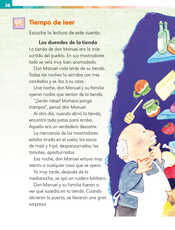 Lengua Materna Español Primer grado página 038