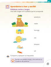 Lengua Materna Español Primer grado página 043