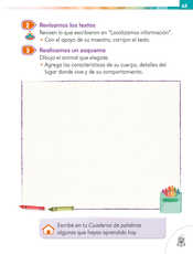 Lengua Materna Español Primer grado página 045