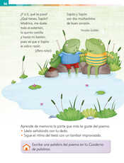 Lengua Materna Español Primer grado página 056