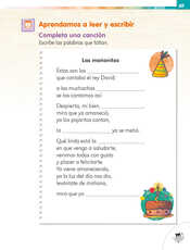 Lengua Materna Español Primer grado página 069
