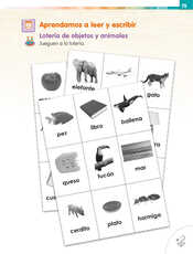 Lengua Materna Español Primer grado página 075
