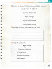 Lengua Materna Español Primer grado página 079