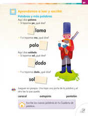 Lengua Materna Español Primer grado página 089