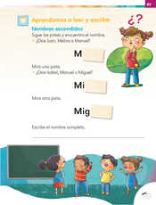 Lengua Materna Español Primer grado página 097