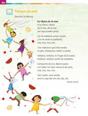 Lengua Materna Español Primer grado página 104