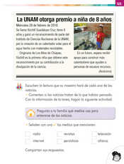 Lengua Materna Español Primer grado página 123