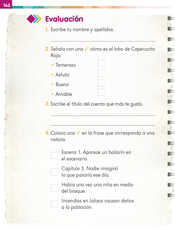 Lengua Materna Español Primer grado página 142