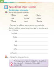 Lengua Materna Español Primer grado página 146