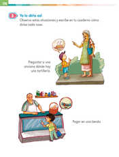 Lengua Materna Español Primer grado página 178