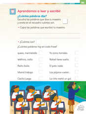 Lengua Materna Español Primer grado página 185