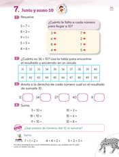 Matemáticas Primer grado página 095