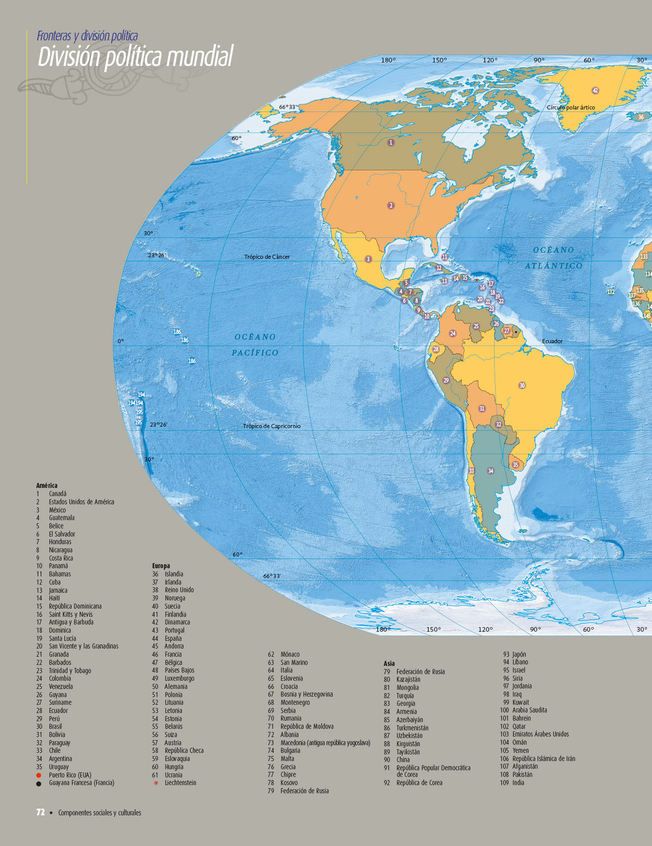 Atlas del Mundo Quinto grado 2020-2021 - Página 72 de 121 - Libros de Texto Online
