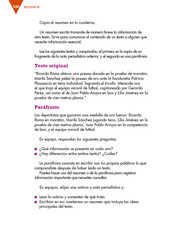 Lengua Materna Español Tercer grado página 100