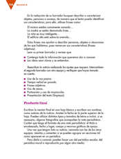 Lengua Materna Español Tercer grado página 104