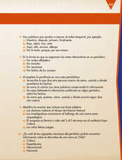 Lengua Materna Español Tercer grado página 107
