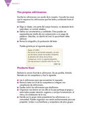 Lengua Materna Español Tercer grado página 144