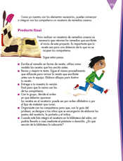 Lengua Materna Español Tercer grado página 155