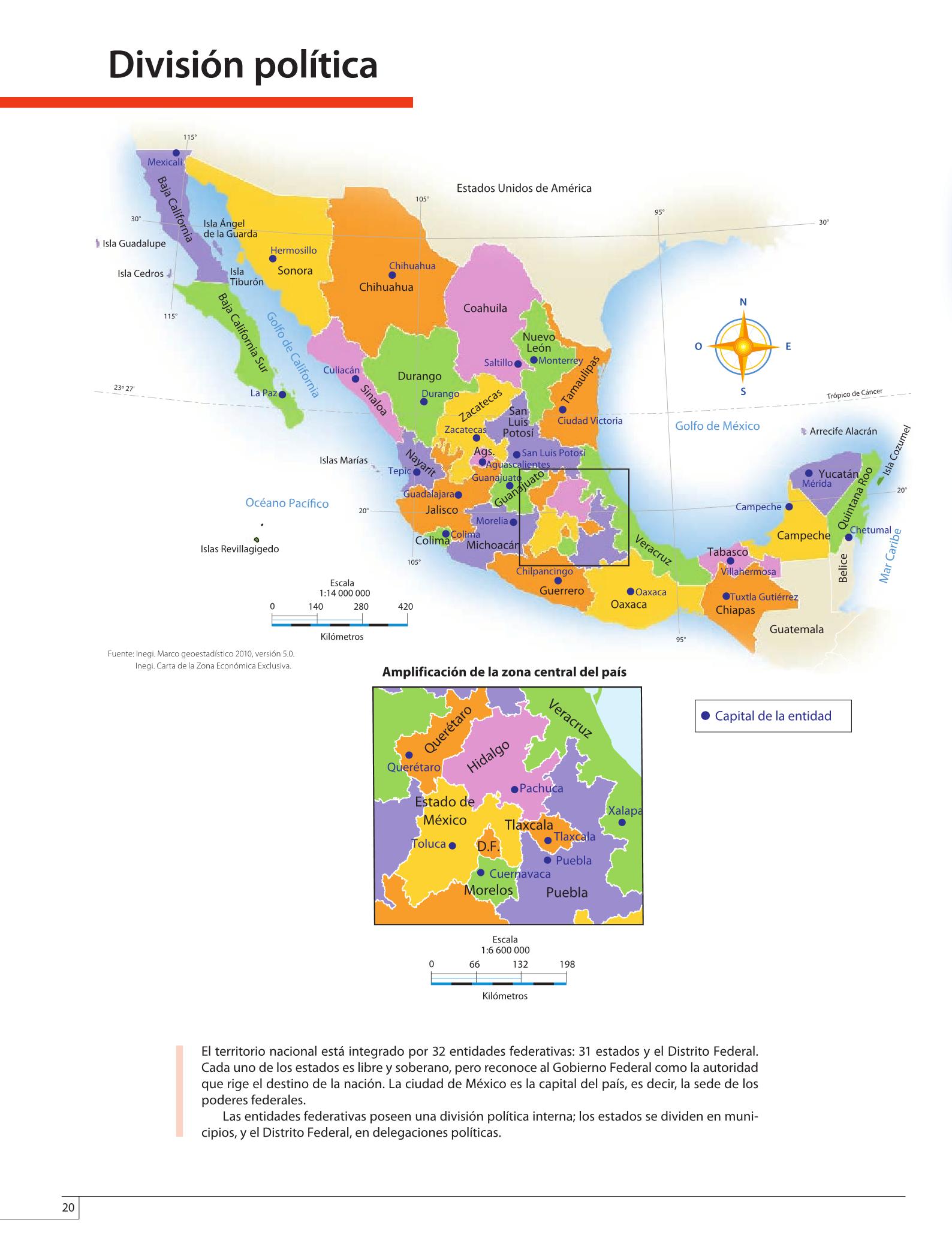 Atlas de México Cuarto grado 2016-2017 - Online - Página 20 de 128 - Libros de Texto Online