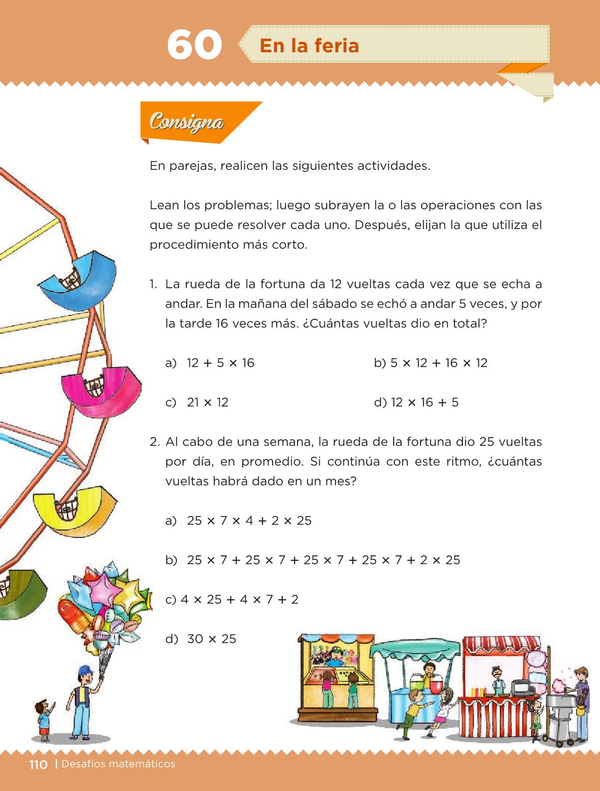 Libro De Matematicas 4 Grado Contestado : Desafíos Matemáticos libro para el alumno Cuarto grado ...