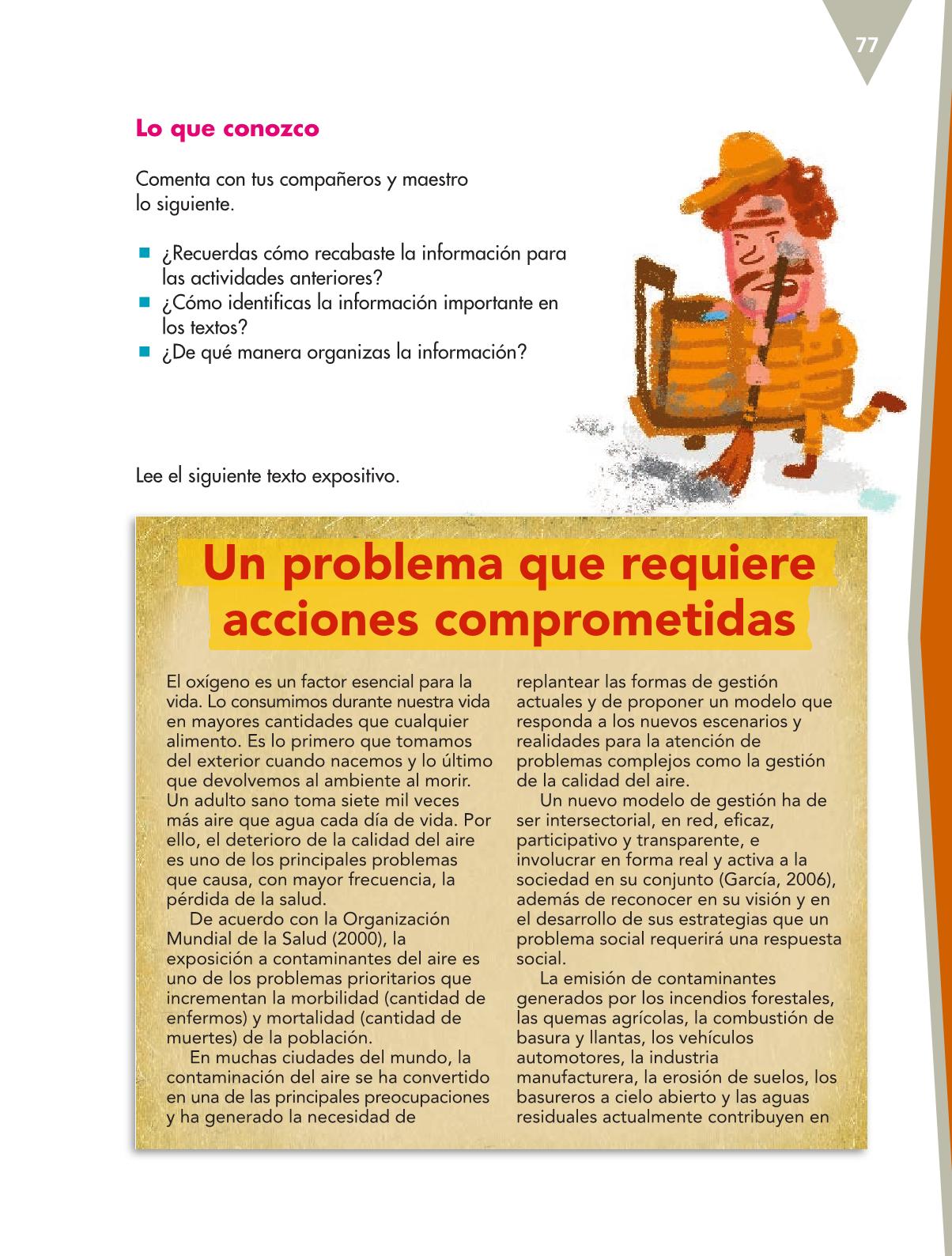 Español Quinto grado 2016-2017 - Libro de texto Online - Página 103 de
