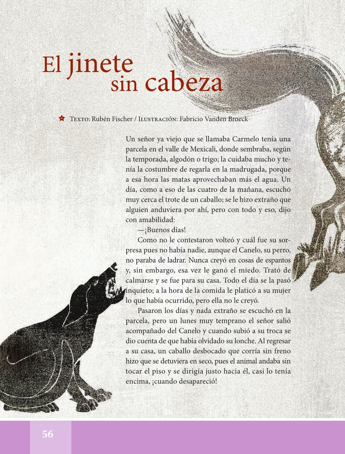 Pagina 34 De Español Contestado De 6to Grado | Libro Gratis