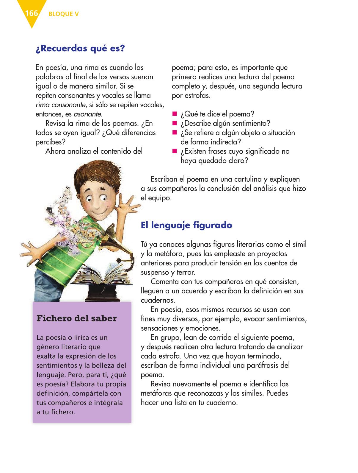 Español Sexto grado 2016-2017 - Online - Página 166 - Libros de Texto Online