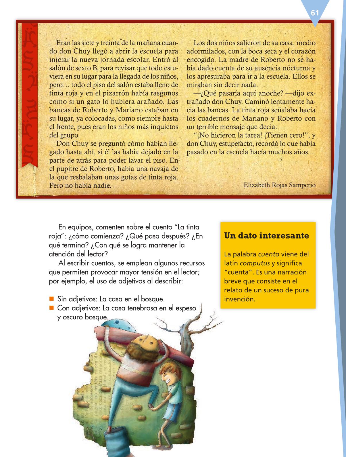 Featured image of post Contestada Tinta Roja Respuestas Del Libro De Espa ol Sexto Grado Pagina 63 As pues este camino del bienestar es una pr ctica espir