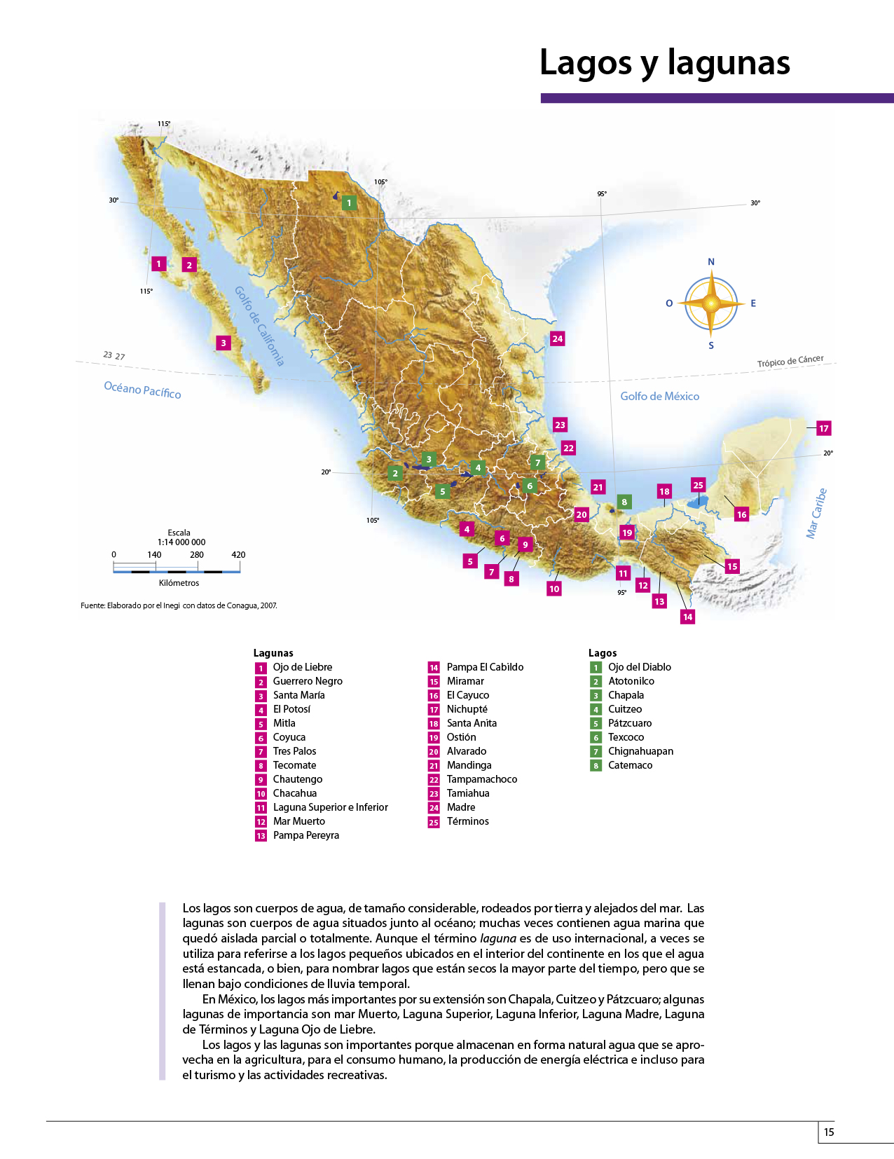 Atlas de México cuarto grado 2017-2018 - Página 15 - Libros de Texto Online