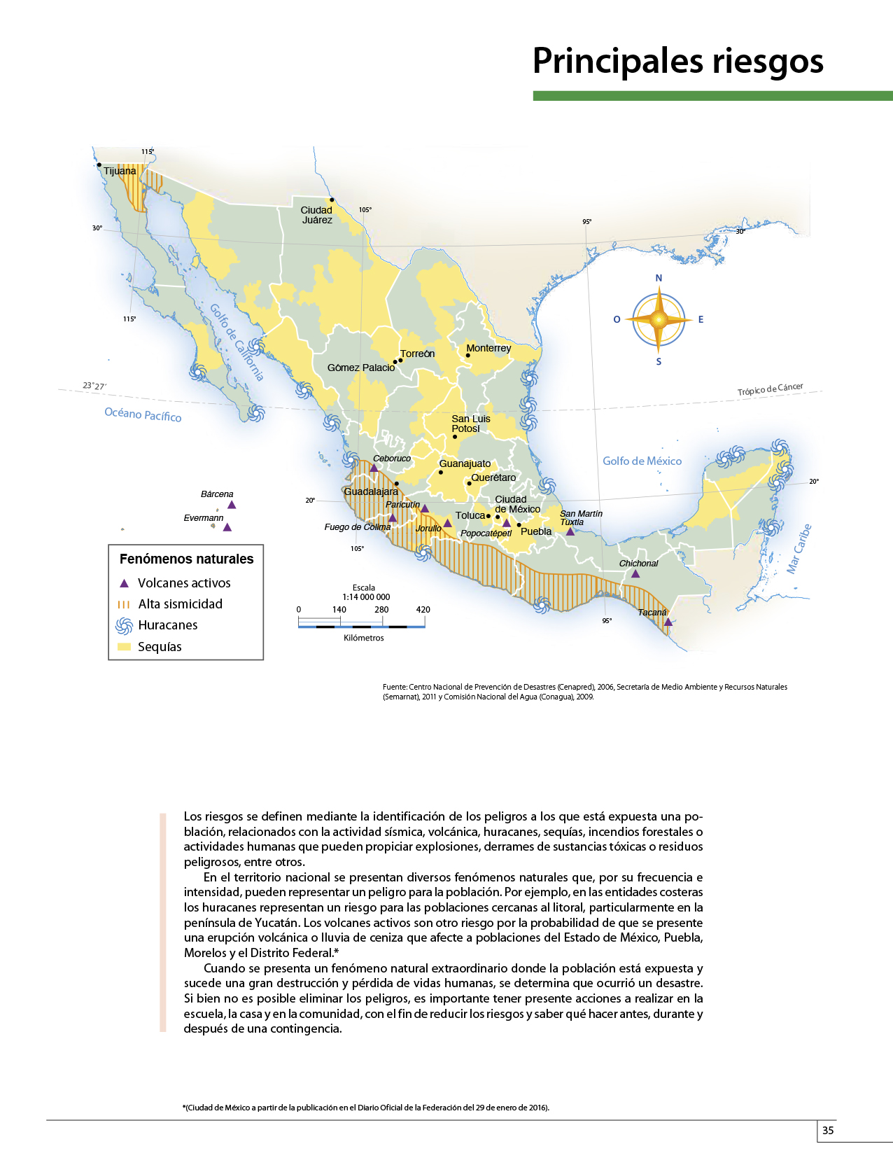 Atlas de México cuarto grado 2017-2018 - Página 35 - Libros de Texto Online