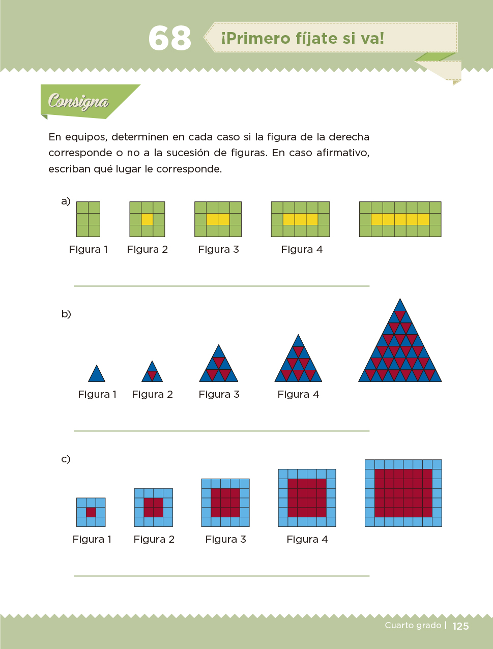 Desafíos Matemáticos Libro para el alumno Cuarto grado 2017-2018 - Página 125 - Libros de Texto ...
