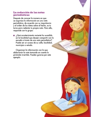 Libro Español cuarto grado Página 153
