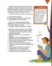 Libro Español cuarto grado Página 87