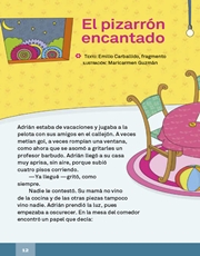Libro Español libro de lectura cuarto grado Página 12
