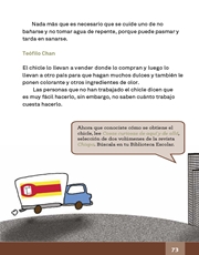 Libro Español libro de lectura cuarto grado Página 73