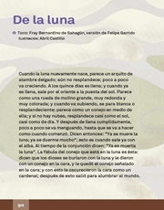 Libro Español libro de lectura cuarto grado Página 90