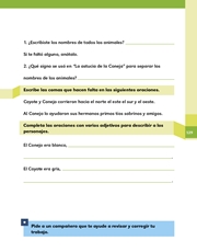 Libro Español libro para el alumno primero grado Página 129