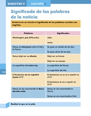 Libro Español libro para el alumno primero grado Página 186