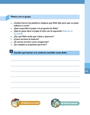 Libro Español libro para el alumno primero grado Página 207