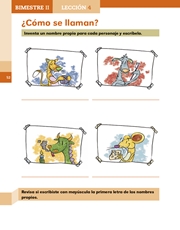 Libro Español libro para el alumno primero grado Página 52