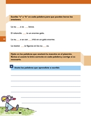 Libro Español libro para el alumno primero grado Página 62