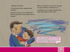 Libro Español libro de lectura primero grado Página 121