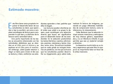 Libro Español libro de lectura primero grado Página 4