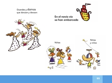 Libro Español libro de lectura primero grado Página 95
