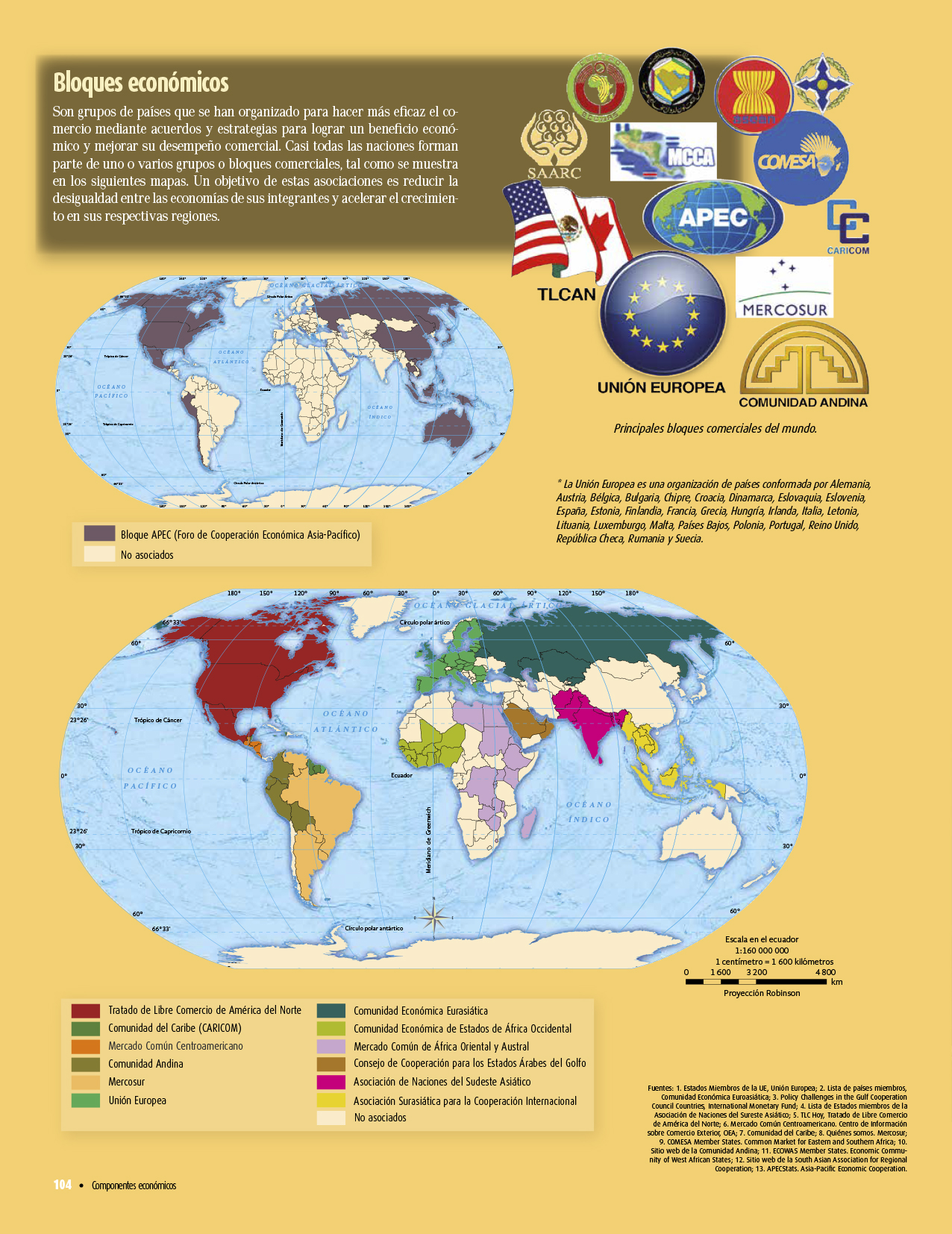 Atlas de geografía del mundo quinto grado 2017-2018 - Página 104 de 122 - Libros de Texto Online