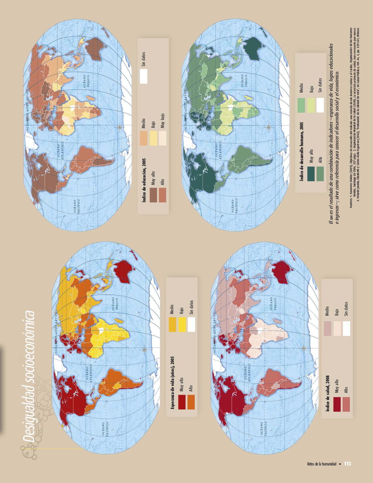 Atlas de geografía del mundo quinto grado 2017-2018 – Página 113