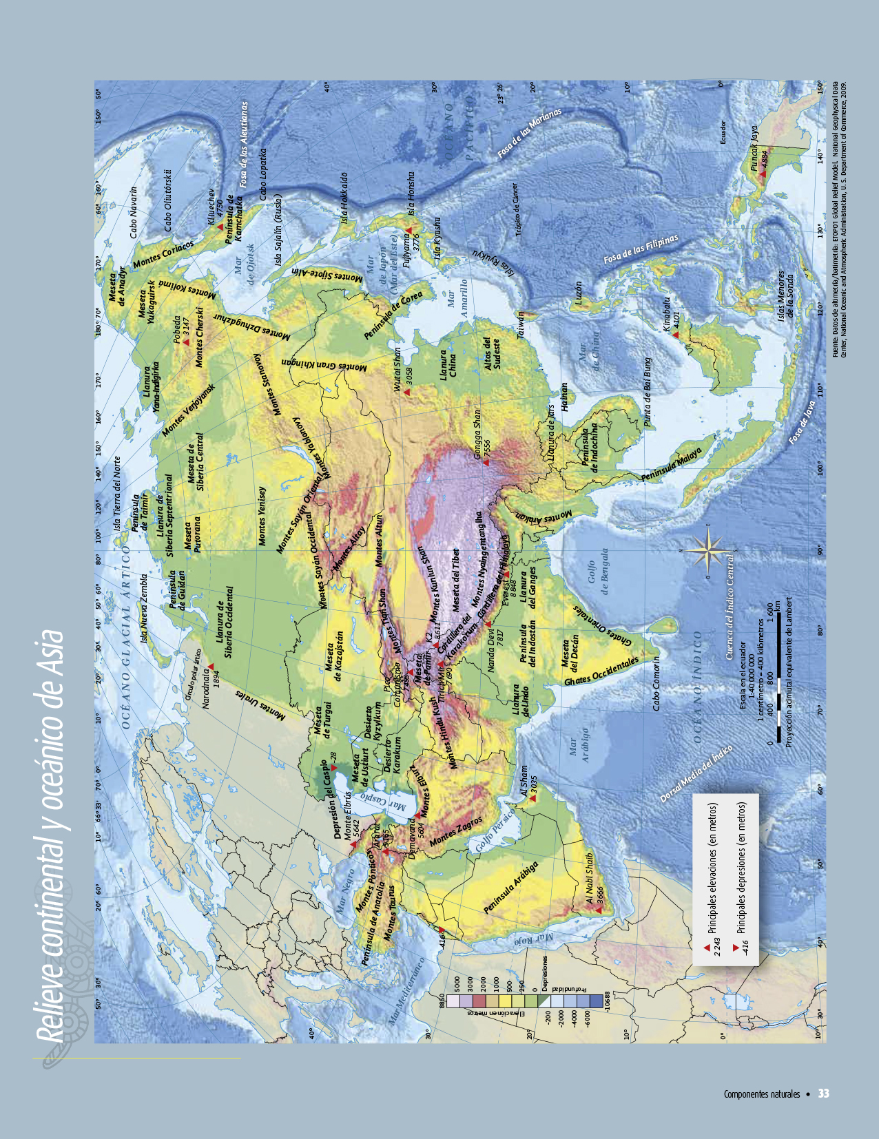 Atlas de geografía del mundo quinto grado 2017-2018 - Página 33 de 122 - Libros de Texto Online